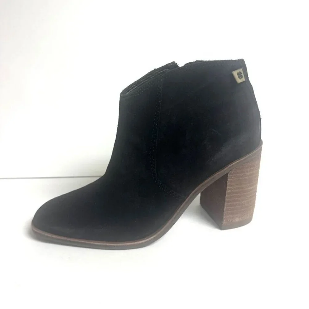 Lucky Brand Womens Pellyon Bootie Black Size 9 M